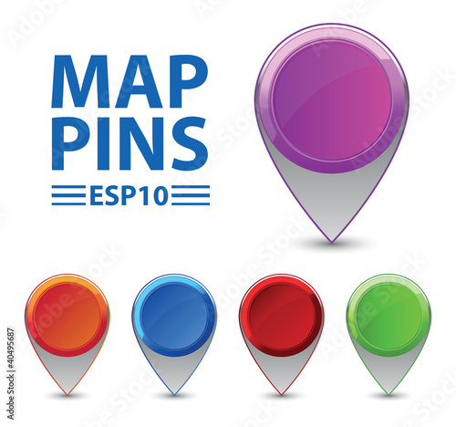 Vector Pointers - map pins