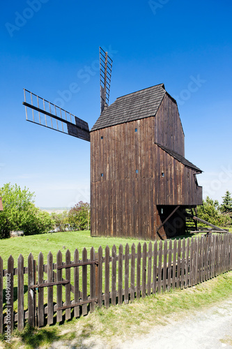 wooden windmill, Klobouky u Brna, Czech Republic photo