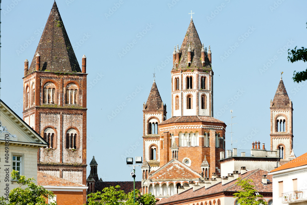 Obraz premium Basilica di Sant'Andrea, Vercelli, Piedmont, Italy