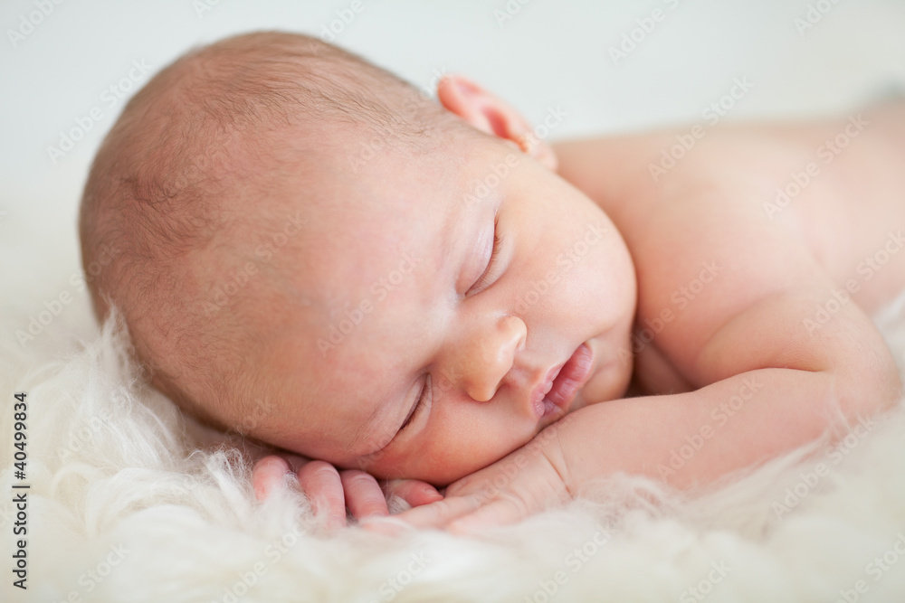 newborn baby girl sleeping on her stomach newborn baby girl sleeping on her stomach