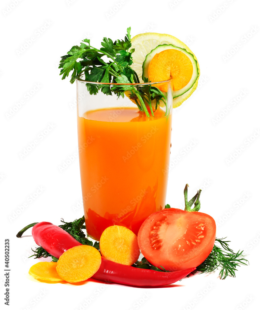 Fototapeta premium Vegetable juice