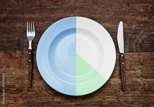 Diagramm Ernährung photo