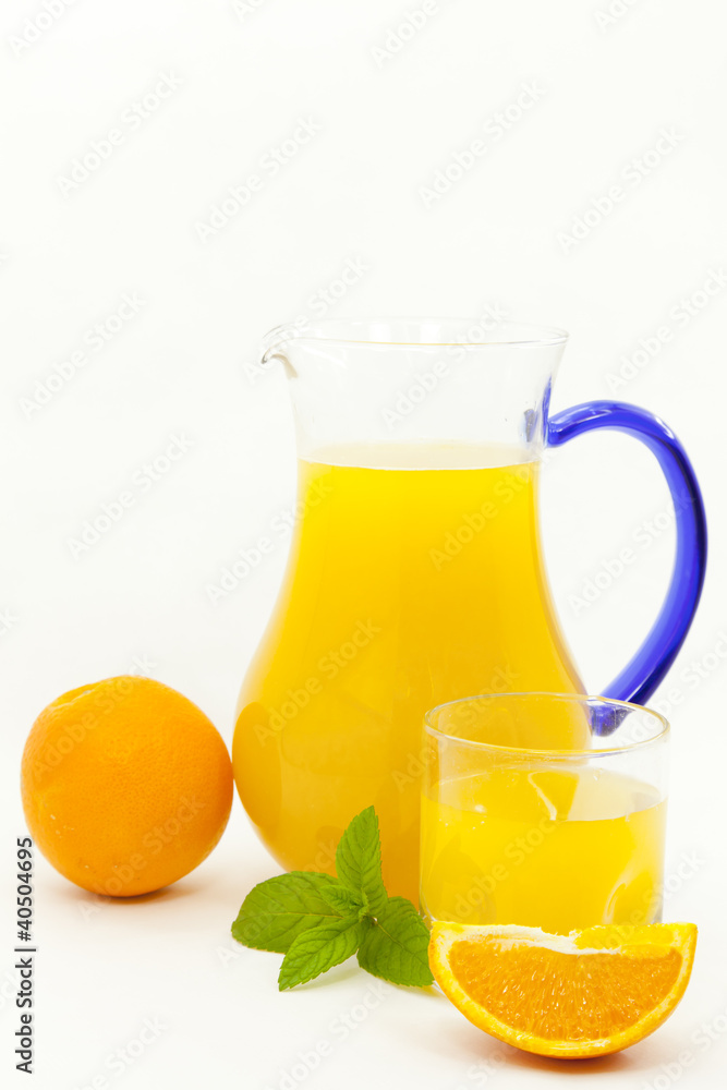 Fototapeta premium Fresh orange juice