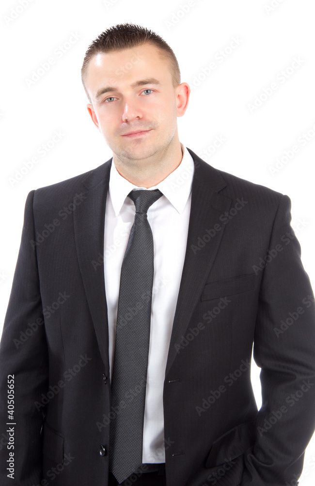 Portrait of a young casual business man Portrait of a young casual business man