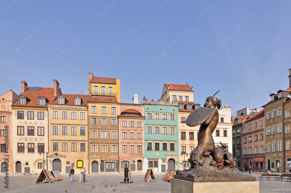 Obraz premium Warszawskie Stare Miasto