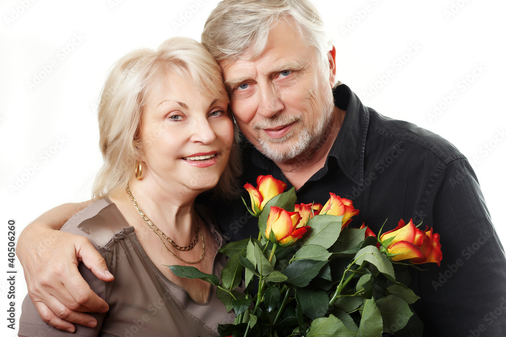 Portrait of an elderly couple Portrait of an elderly couple