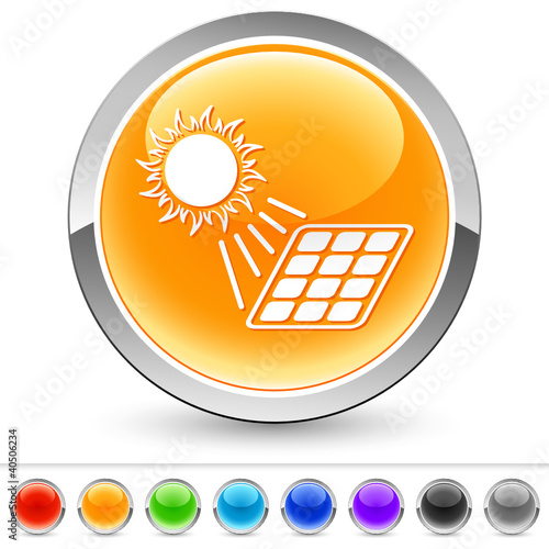 Sonne und Solarmodul