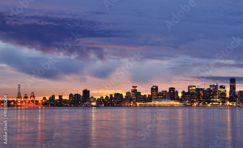 Downtown Vancouver Winter Sunset © Lijuan Guo