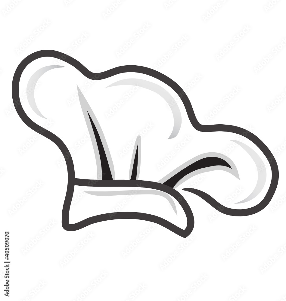 Naklejka premium Chef hat