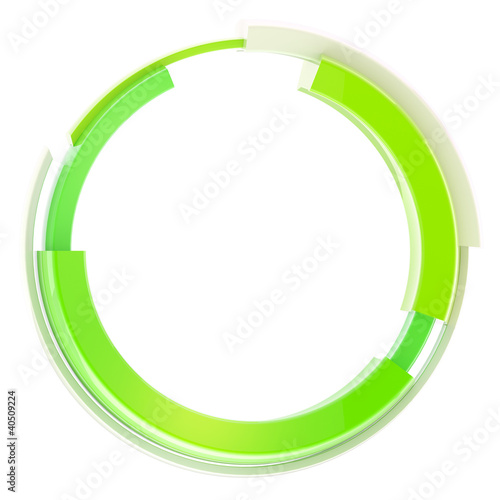 Abstract techno circular fr...