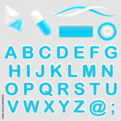 Make your logo abc alphabet...