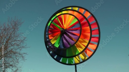 whirligig pinwheel with wind chimes