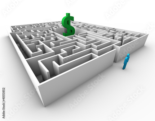 maze dollar sign
