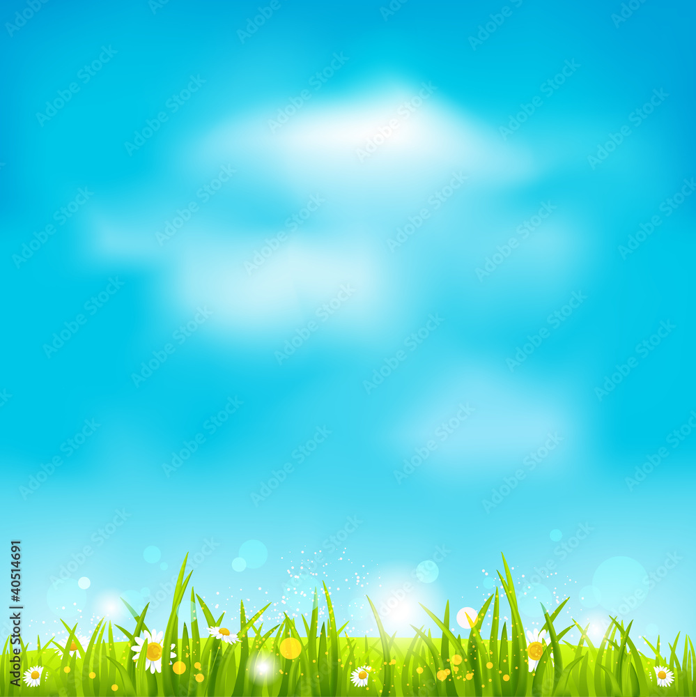 Obraz premium Summer light background