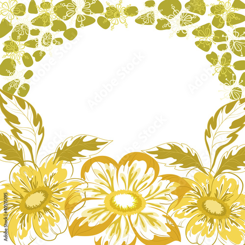 Floral background, dahlia
