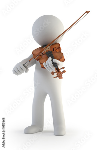 3d small people - Violin