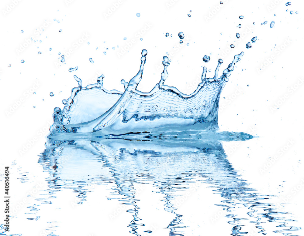 Water splash, isolated on white background. Water splash, isolated on white background.