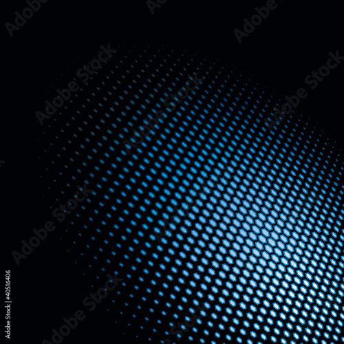 Light spot. Hexagonal dots