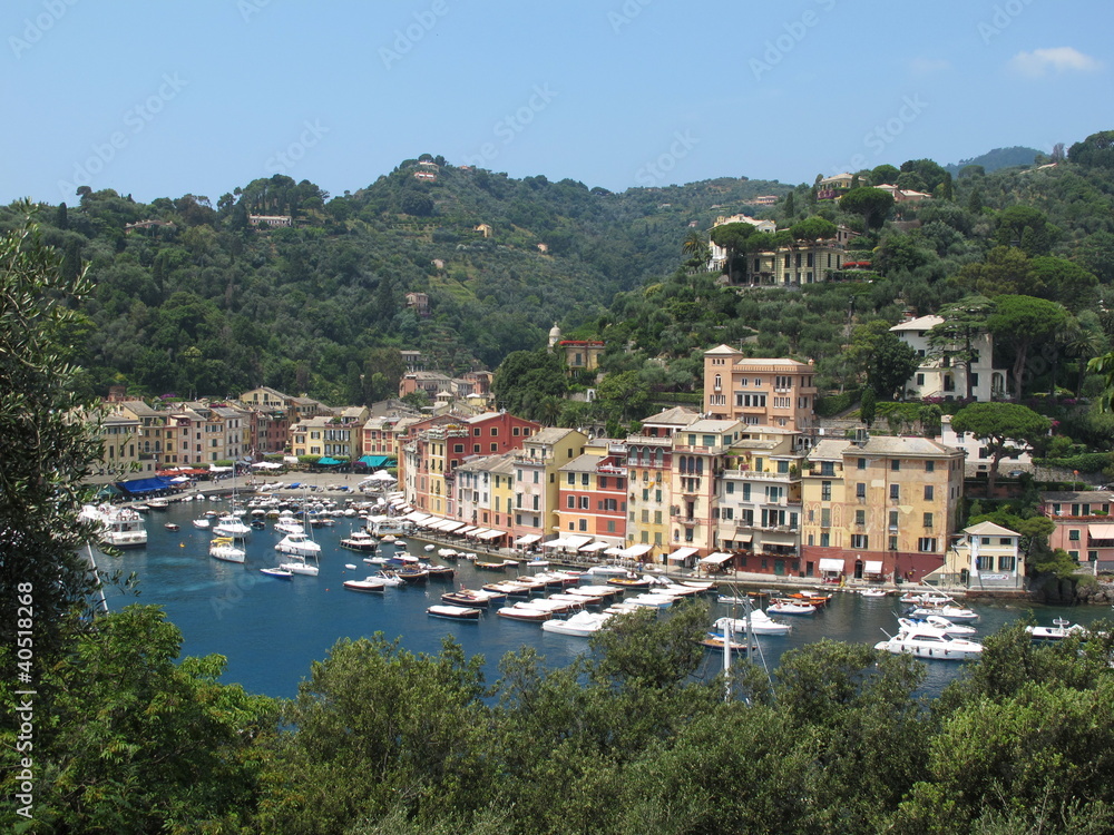 Hafen von Portofino, Ligurien, Italien