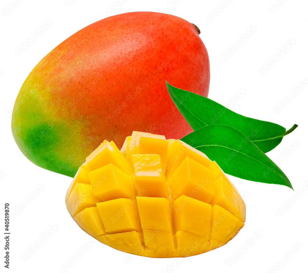 Mango isolated on white background Mango isolated on white background