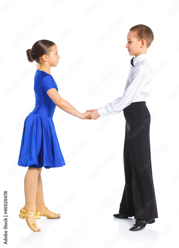Young ballroom dancers Young ballroom dancers