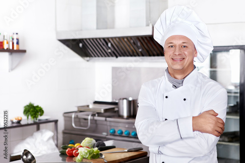 Cook in the kitchen