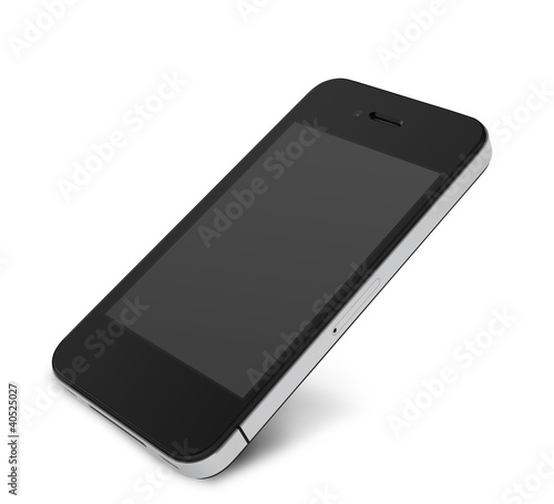 smartphone angled blank