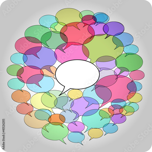 Social Netweork concept, free copy space