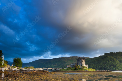 Sunset at Elian Donan Castle, Isle of Skye, Scotland