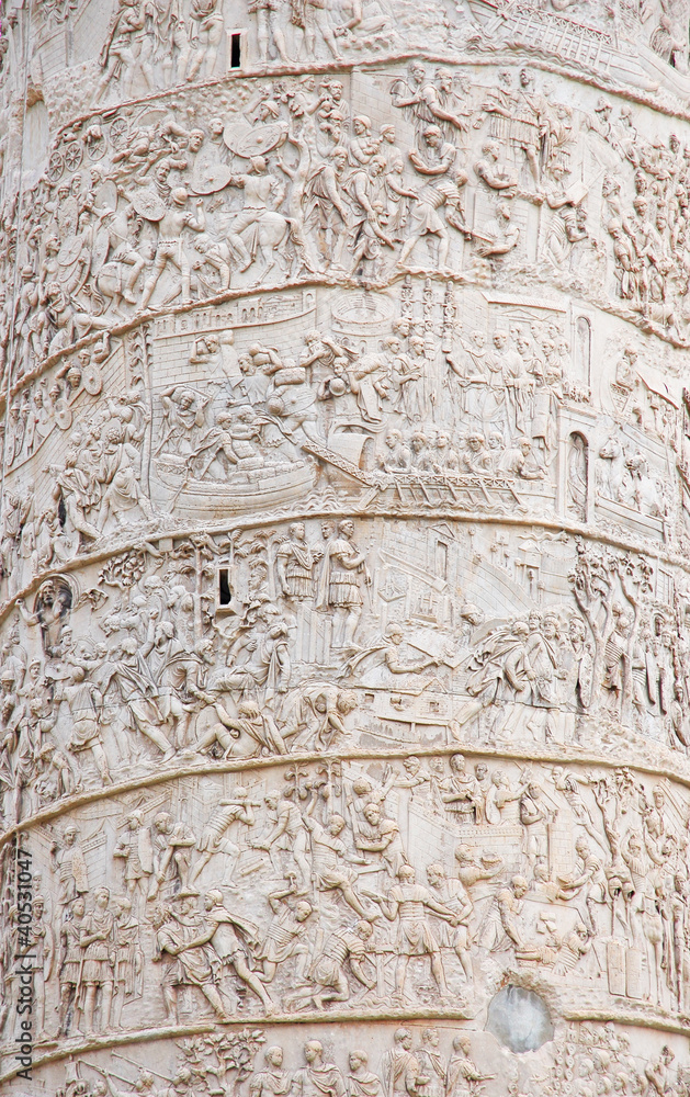 Rome Trajan Column detail