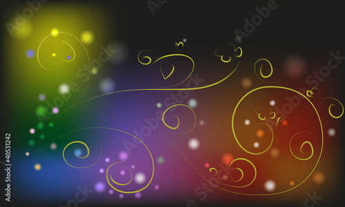 Abstract floral background