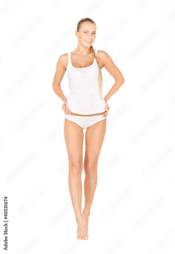 beautiful woman in cotton undrewear beautiful woman in cotton undrewear