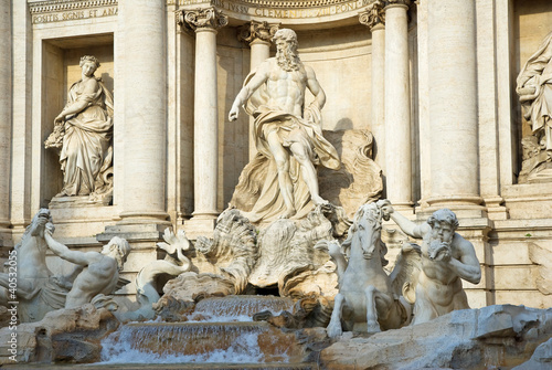 Trevi Fountain, one of the most famous in the world