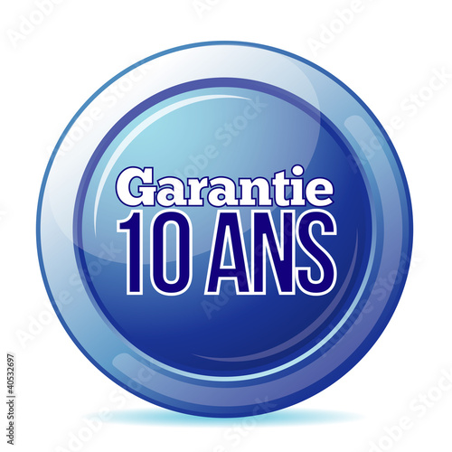 bouton garantie 10 ans