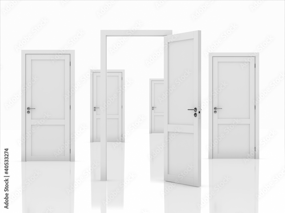 Naklejka premium Doors concept