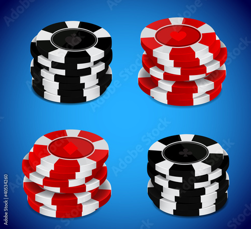 Casino chips stack
