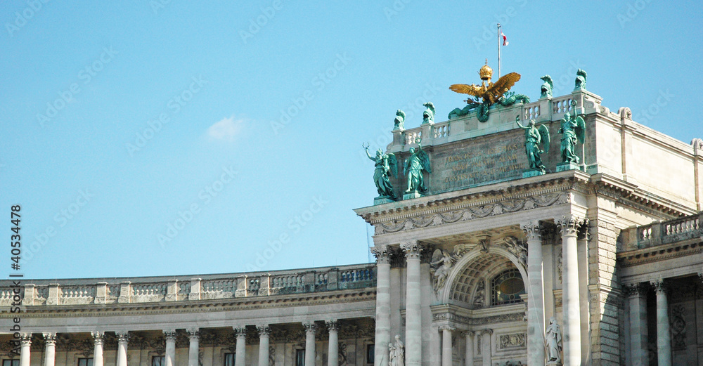 Il palazzo di Hofburg a Vienna