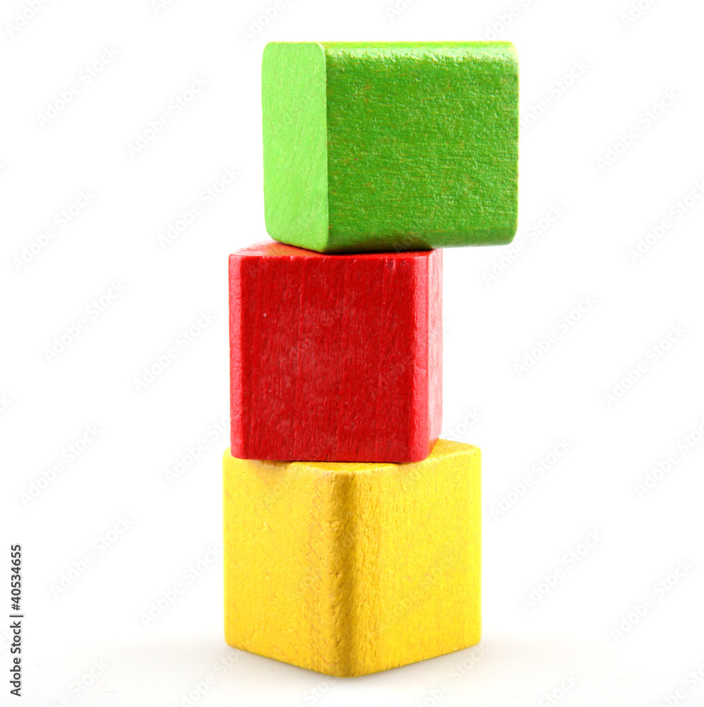 Wooden building blocks Wooden building blocks