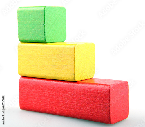 Wooden building blocks