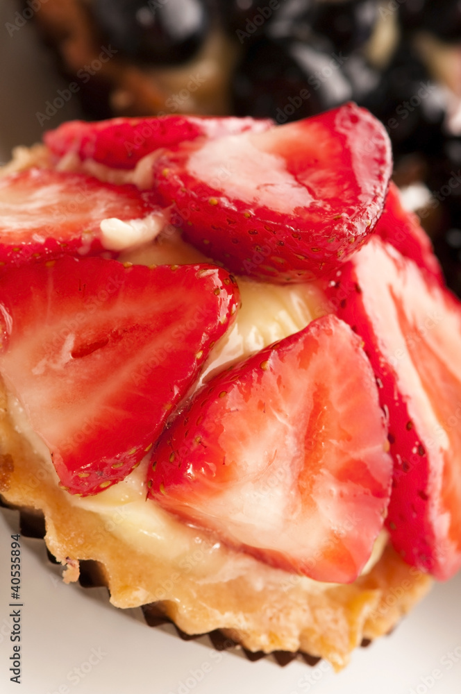 Cake with fresh fruits Cake with fresh fruits