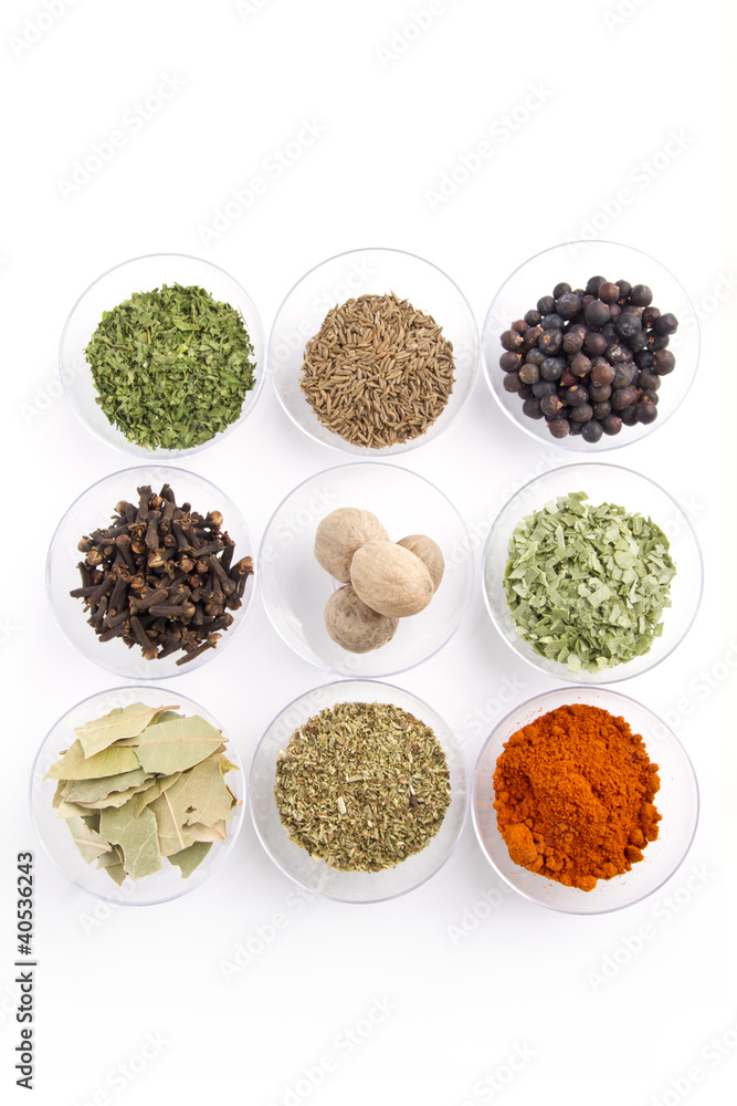 different spices different spices