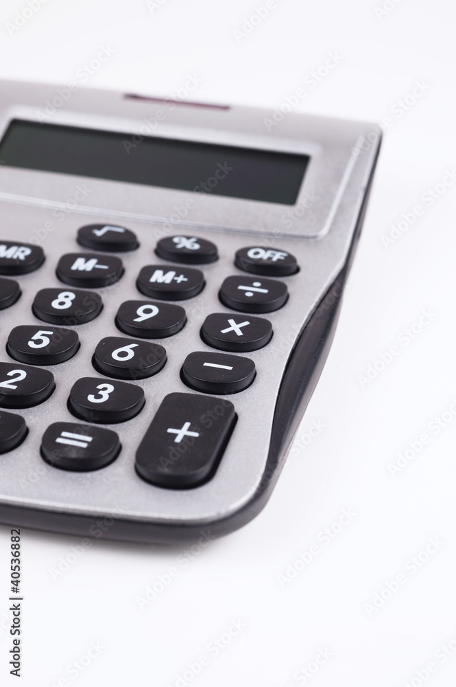Digital calculator. Isolated on white background Digital calculator. Isolated on white background