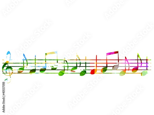 colorful music background
