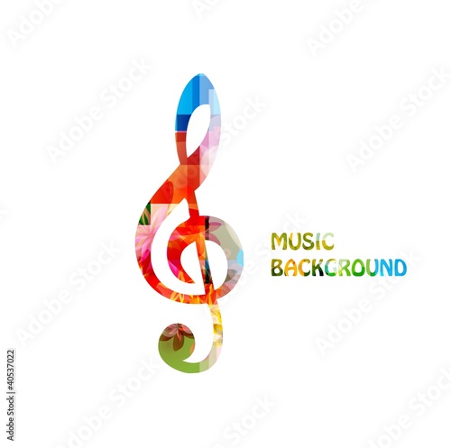 colorful music background