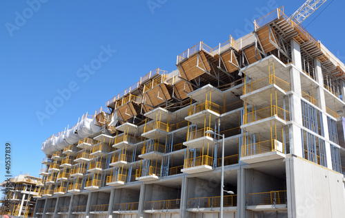 condominium block under construction