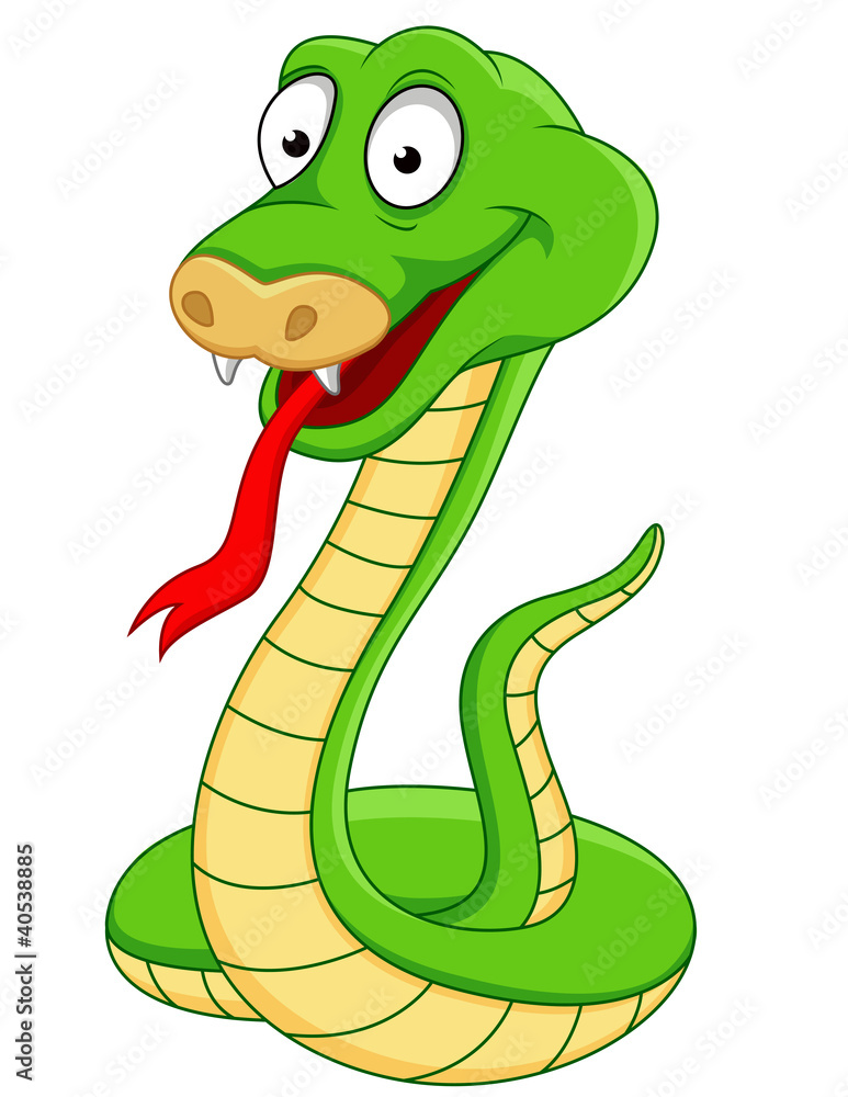 Fototapeta premium Snake cartoon