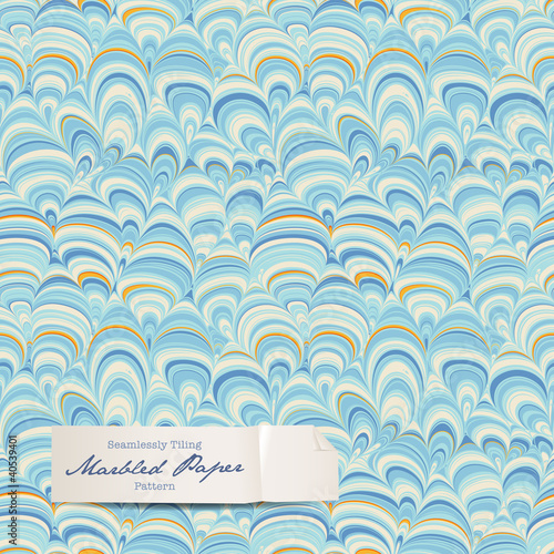 seamless marbled paper pattern