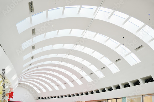 Interior of a shopping mall