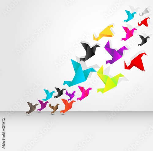 origami flying