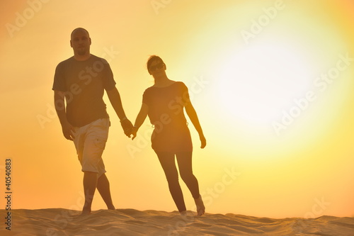 couple enjoying the sunset